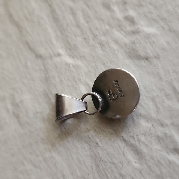 Gorgeous NWOT Native American Navajo Golden Hills Turquoise Pendant 🩵 - Picture 5 of 10